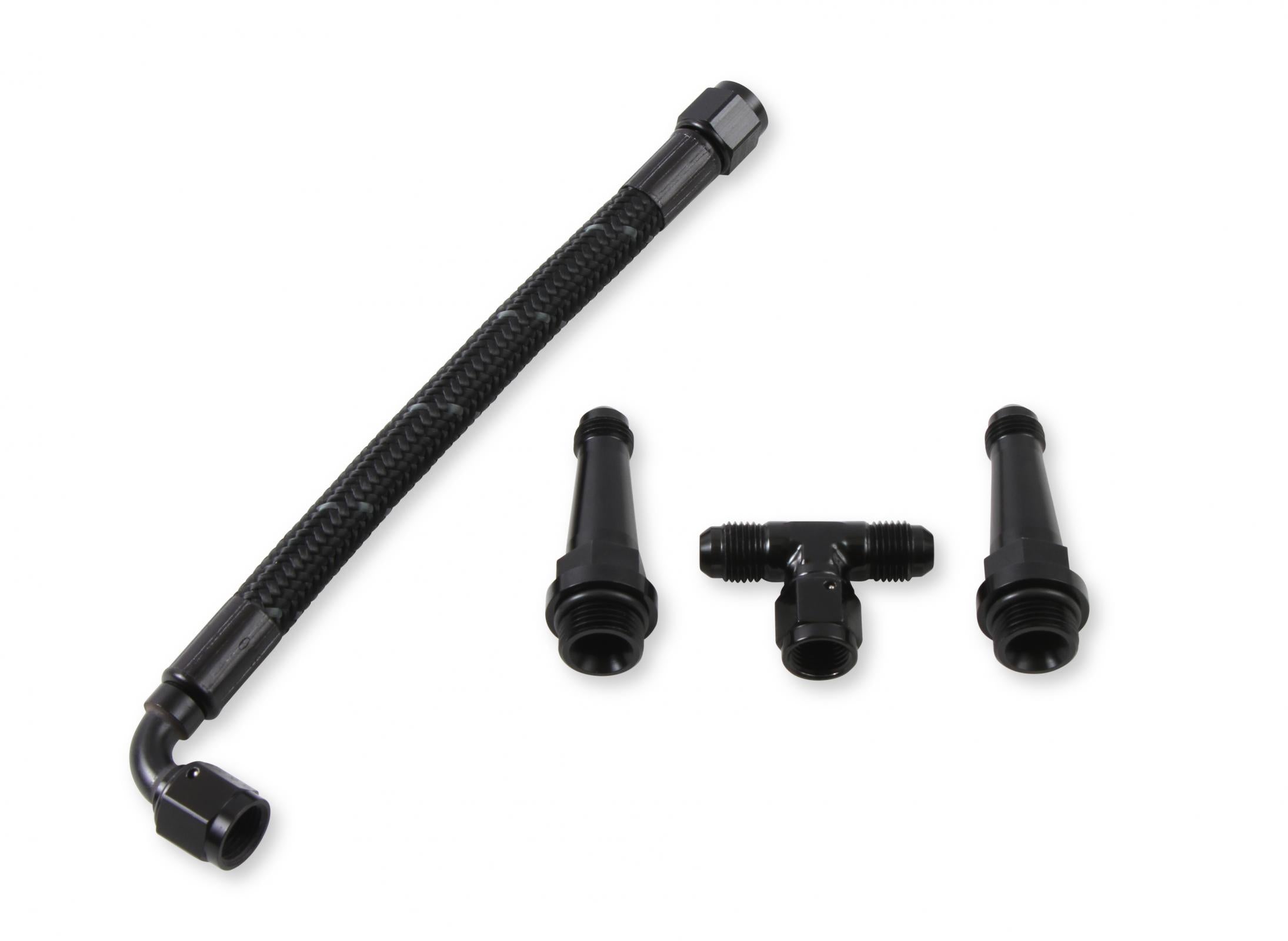 Stealth 4150 Braided Fuel Crossover Kit Compatible W/ Stealth 4150 And Terminator X Stealth 4150 Systems Sniper EFI