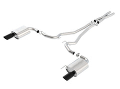 Borla Atak S Cat-Back 15-17 Ford Mustang GT 5.0L V8 MT/AT 2.5in pipe 4in tip (Black Chrome) - additional view 2