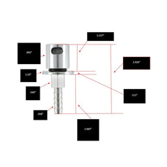 Remote Mount Vent Valve For EFI Fuel Tanks Remote Mount Vent Valve Sniper EFI
