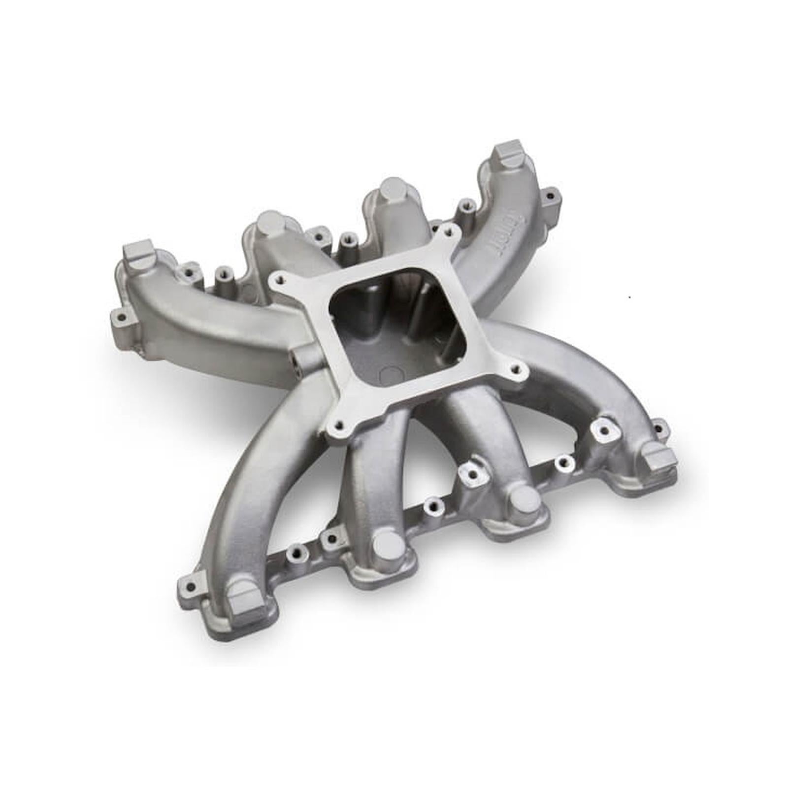 Single Plane Carbureted Intake GM LS3/L92 Carbureted Single Plane Intake Manifold Fits All GM LS Gen III or IV Engines Equipped with LS3/L92 Style Rectangular Port Cylinder Heads Holley