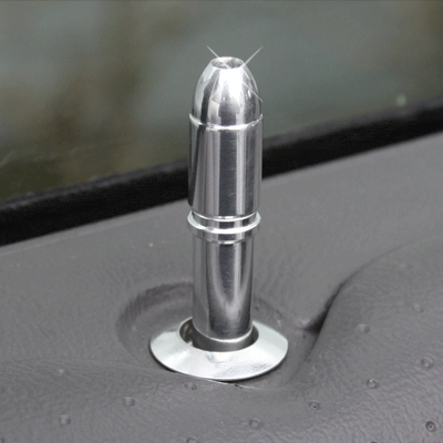 Billet Bullet Door Pin & Bezel Kit (fits 79-04 Ford Mustang) UPR