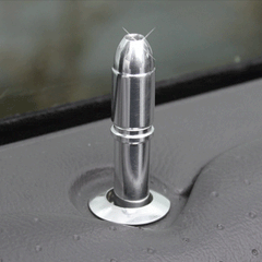 Billet Bullet Door Pin & Bezel Kit (fits 79-04 Ford Mustang) UPR