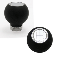 Composite Shift Knob Round 4.6 5 & 6 Speed Logo (fits 79-04 Mustang) UPR