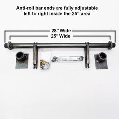 Pro-Series™ Chrome Moly Anti Roll Bar Kit Weld to Fit (fits 79-04 Mustang) UPR