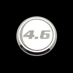 Billet Extreme Lighter Delete 4.6 Logo (fits 79-09 Mustang) UPR