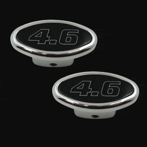 Billet Clothes Hanger Kit 4.6 Logo (fits 79-09 Ford Mustang) UPR