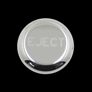 Billet 'Eject' Logo Power Point Plug (fits 79-09 Mustang) UPR