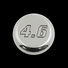 Billet Power Point Plug 4.6 Engraved (fits 96-09 Mustang) UPR