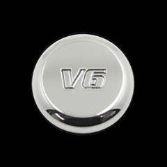 Billet Power Point Plug V6 Engraved (fits 79-09 Mustang) UPR