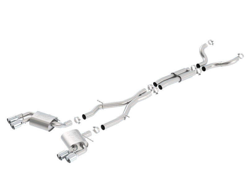 Borla 16-17 Camaro 6.2L ATAK Catback w/ Dual Tips (NPP) Dual Split Rear Exit - additional view 2