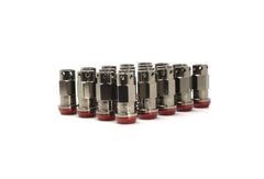 Wheel Mate Muteki SR45-S Lug Nut Kit 12x1.50 - Smoke Titanium w/ Red Washers - 32946T User 1