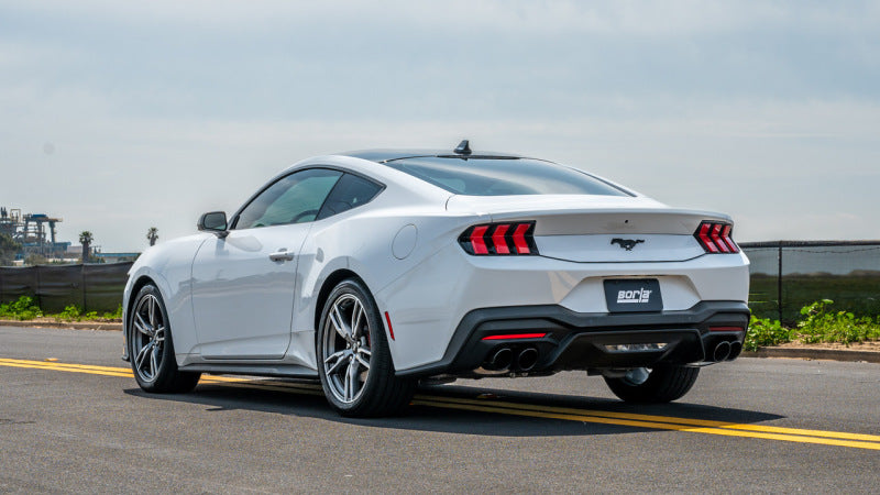 Borla 2024 Ford Mustang EcoBoost 2.3L ATAK Catback Exhaust Black Chrome w/ Quad Tip - Non-Active - additional view