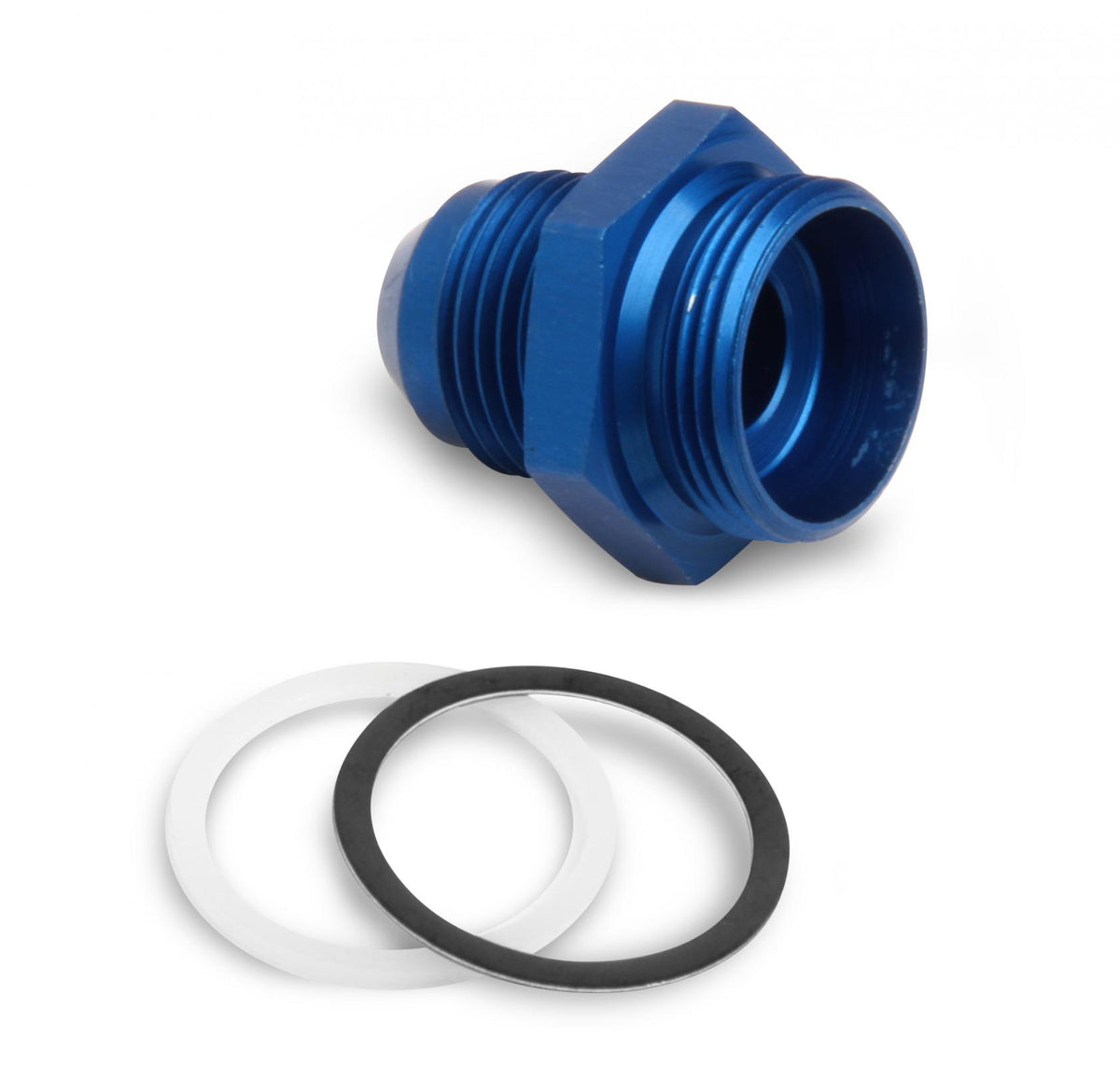Fuel Inlet Fitting Center Hung Bowl Size 7/8-20 to -8 an Holley