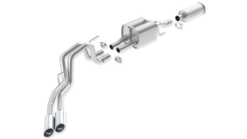 Borla 10-12 Ford F-150 Raptor 6.2L V8 2/4WD AT Touring SS Catback Exhaust - additional view