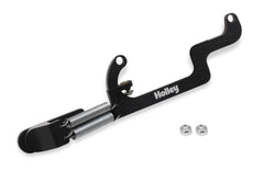 Billet Aluminum Throttle Return Spring Bracket Billet Aluminum Throttle Return with No Throttle Cable or Kick Down Mounts Black Will Not Clear Linkage on Gen 3 Fx Holley