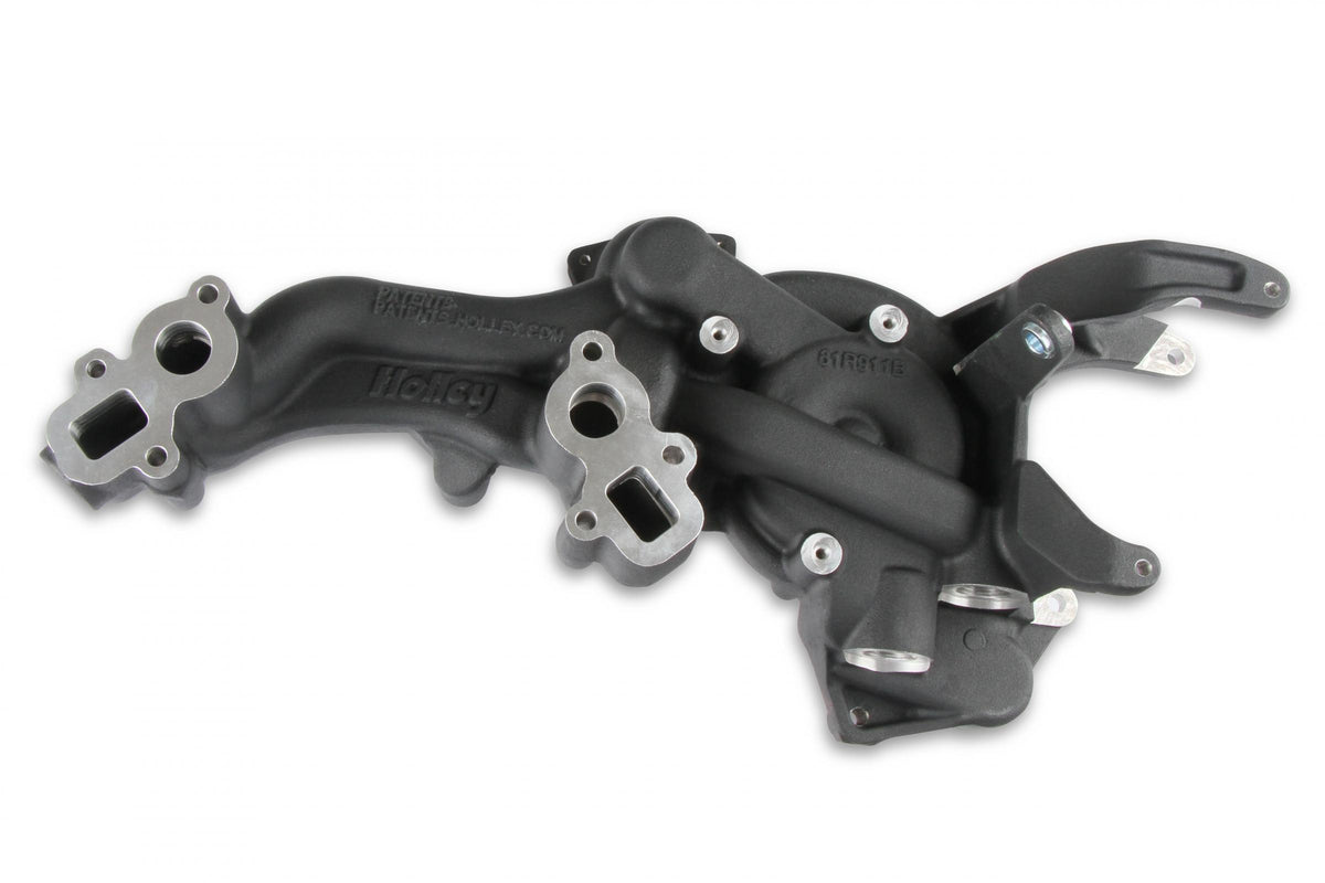 Manifold-Bracket Kit, LT4 WET-Black Bracket Kit GM LT4 Wet System Holley