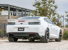 Borla 17-18 Chevrolet Camaro ZL1 6.2L V8 ATAK Catback Exhaust w/ Dual Mode Valves, Carbon Fiber Black Anodized - lifestyle view
