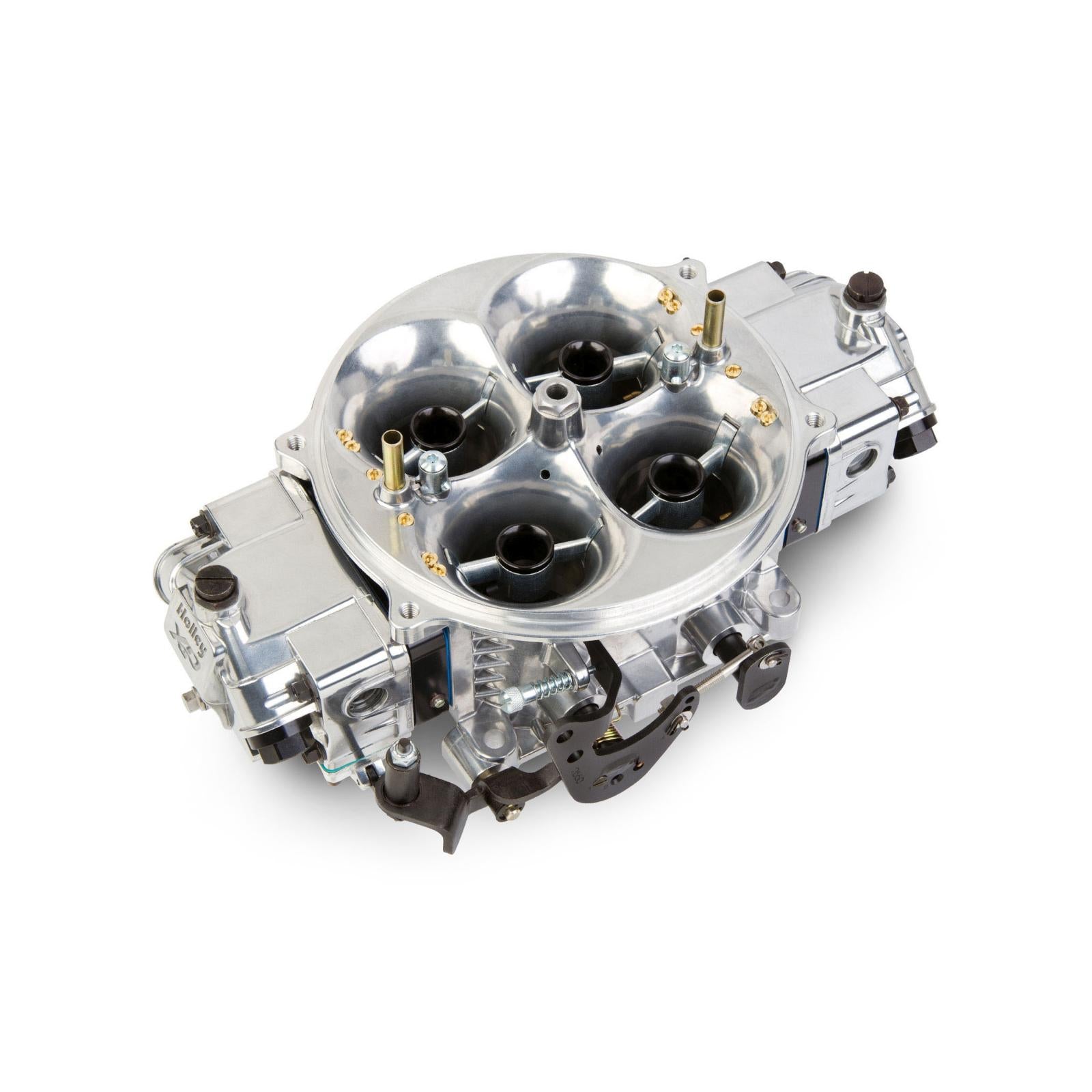 Gen 3 Ultra Dominator Carburetor Black 1050 CFM 4500 Mechanical Secondaries Idle Air Bleed Size 53.0 Shiny Gasoline Holley