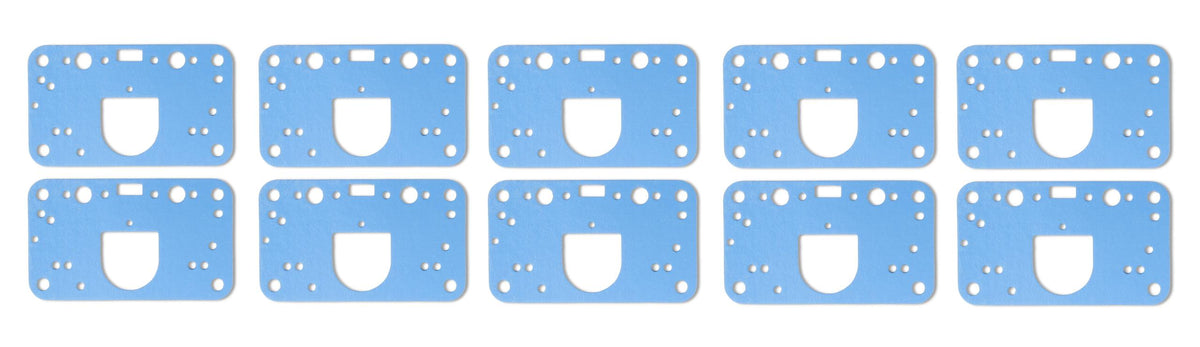 Metering Block Gasket 10PK for Models 2300, Model 4150 Model 4160 and Model 4500 Without Intermediate Circuit Holley