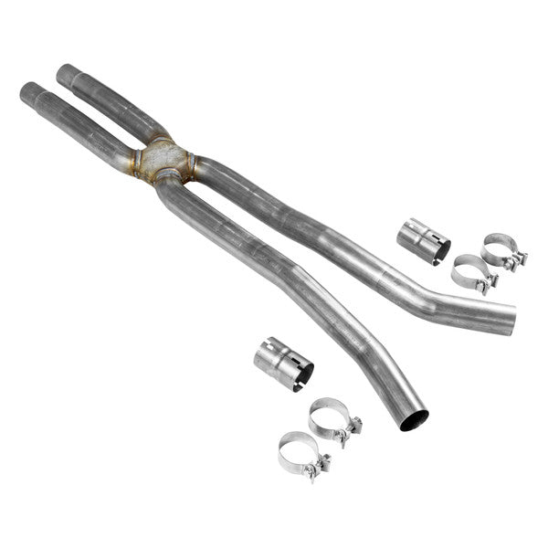 Flowmaster Resonator Delete Scavenger X-Pipe 18-23 Mustang GT