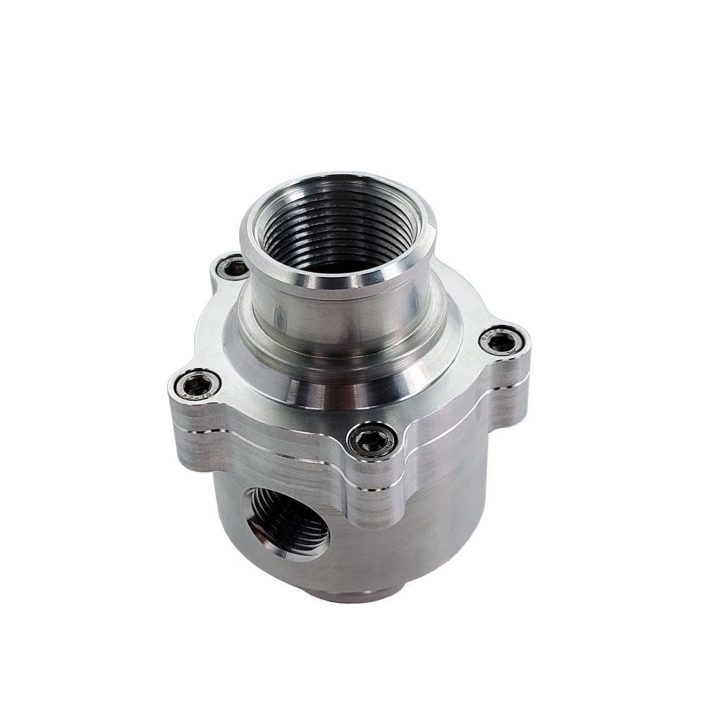 Billet Inline Thermostat Housing & Bypass Sensor Port 1.5" Hose (fits Ford Modular Coyote) UPR