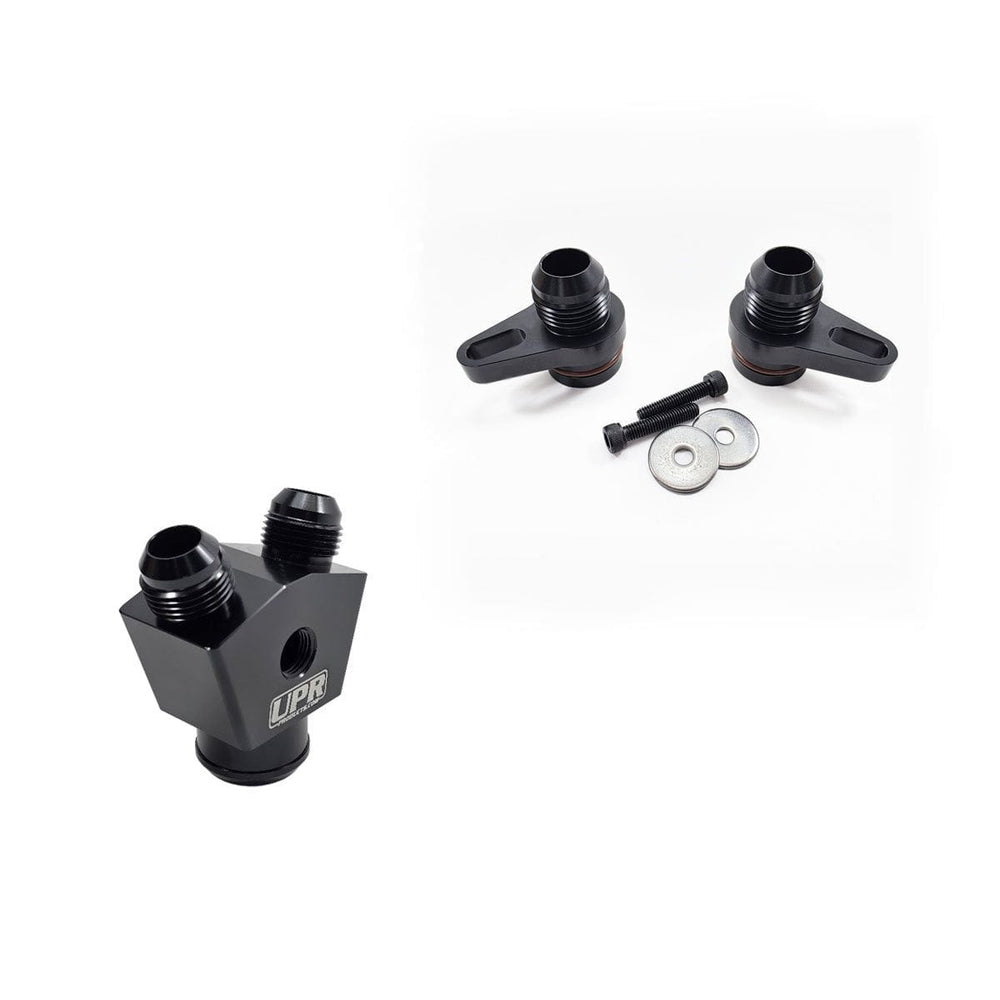 UPR Front Cylinder Head Coolant Fittings & Y Block (fits 96-12 4.6 5.4 DOHC Modular Engines)