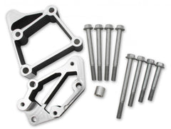 LS Accessory Drive Bracket Installation Kit for Middle Alignment Black Installation Kit, LS Acc Drive Brackets, Use with Middle Belt Alignment (alignment Common on F-Body & GTO) Holley