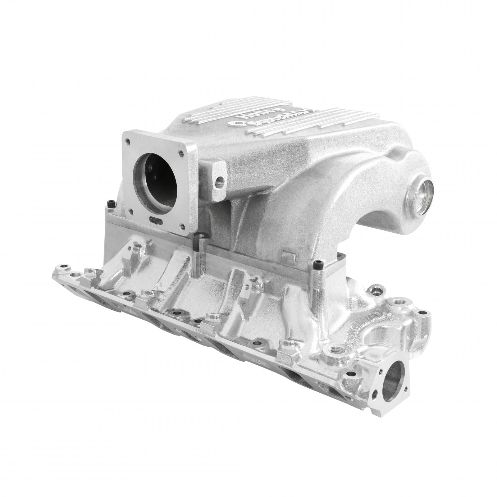 Systemax Intake Ford Small Block V8 EFI Intake Manifold 1986-1995 5.0L Upper and Lower E.O Legal Shiny Finish Holley