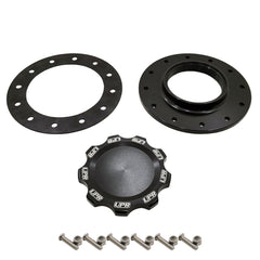 Billet Fuel Filler Cap & 12 Bolt Flange Bung UPR Black