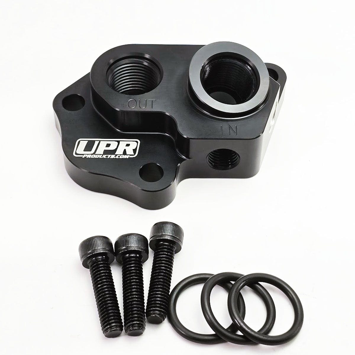 UPR Coyote 5.0 Billet Remote Oil Filter Adapter Gen 1, Gen 2, Gen 3