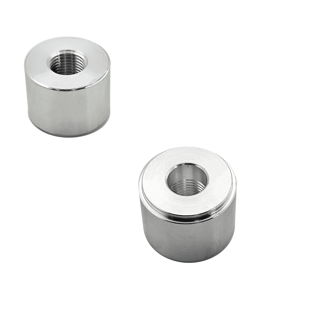 1/8" NPT Female Weld Bung Aluminum Stepped