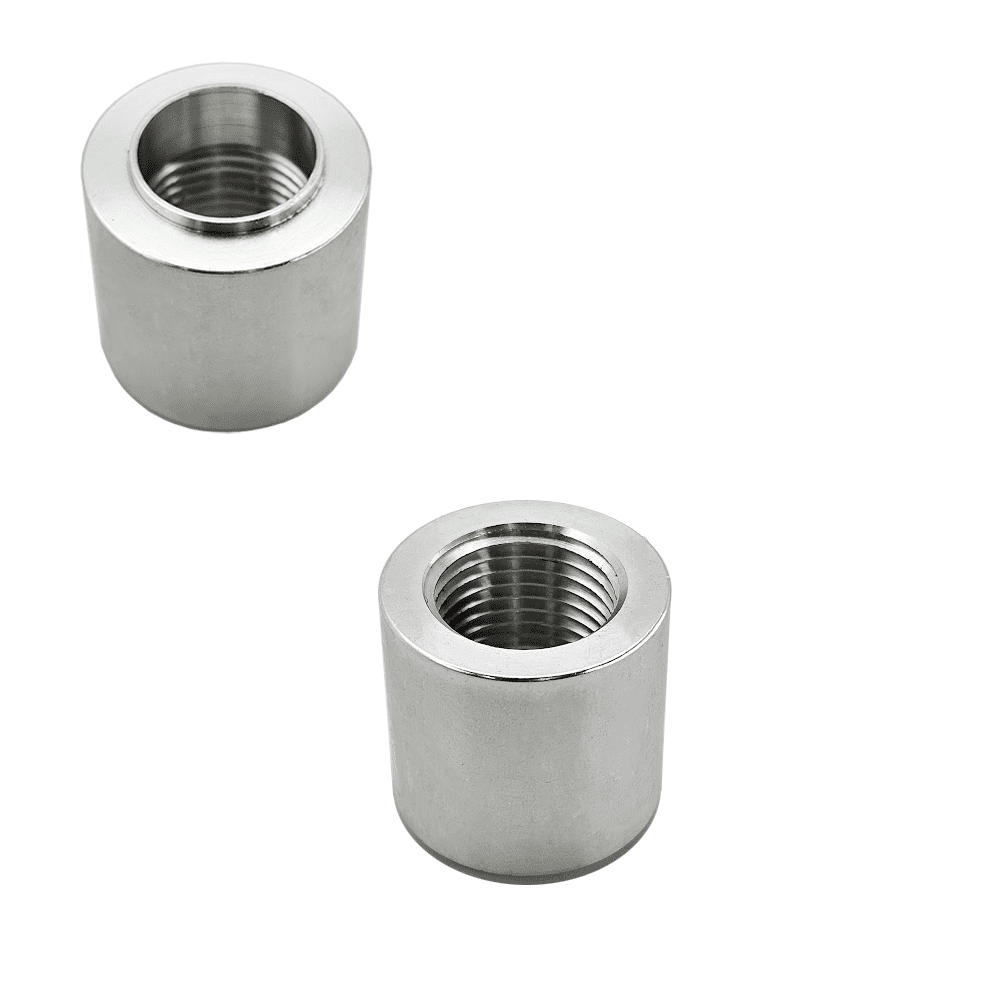 1/2" NPT Female Weld Bung Aluminum Stepped