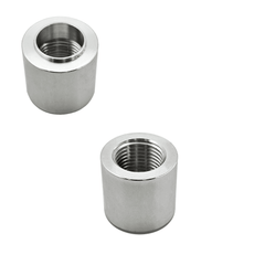 1/2" NPT Female Weld Bung Aluminum Stepped