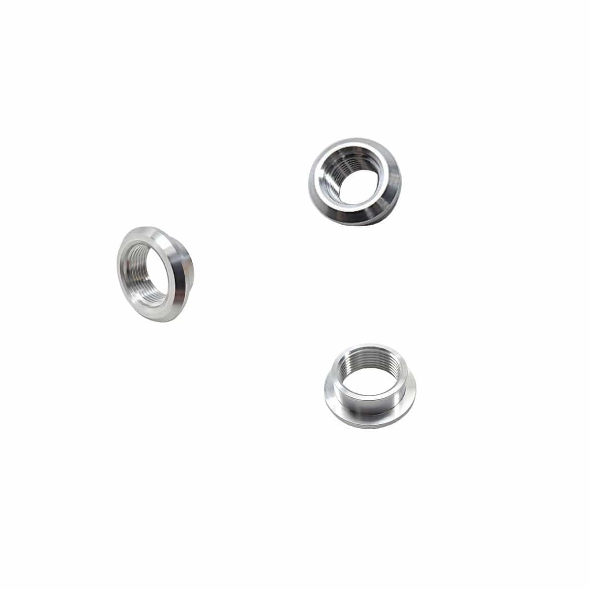 8AN ORB Female Weld Bung Aluminum Stepped