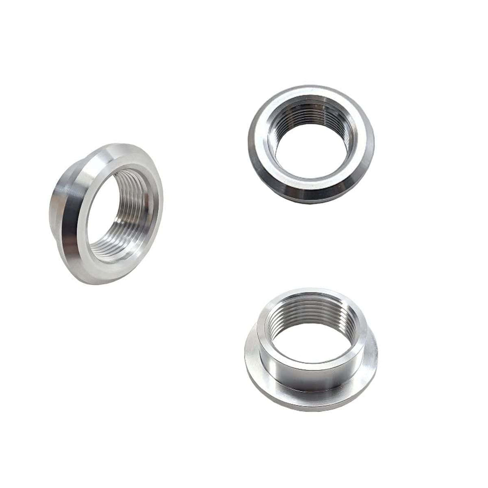 16AN ORB Female Weld Bung Aluminum Stepped