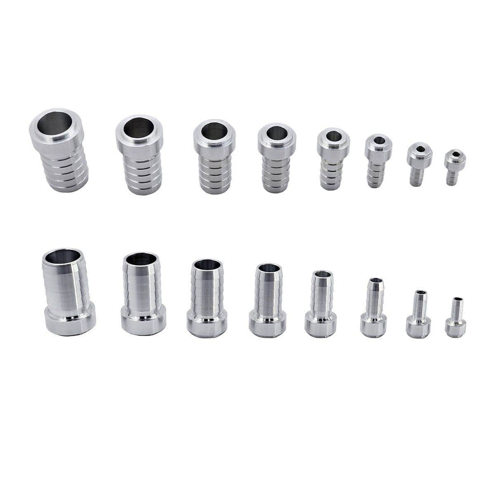 5/8" Barb Weld Bung Aluminum Stepped