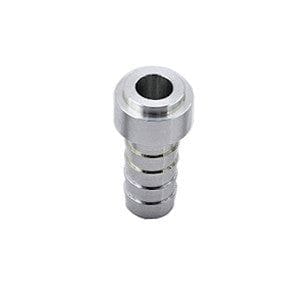 1/2" Barb Weld Bung Aluminum Stepped