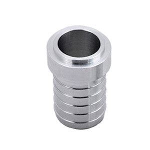1" Barb Weld Bung Aluminum Stepped
