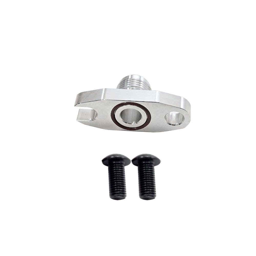 T3 T4 T6 Mid Frame Oil Drain Flange 10AN with Crowfoot & O-Ring
