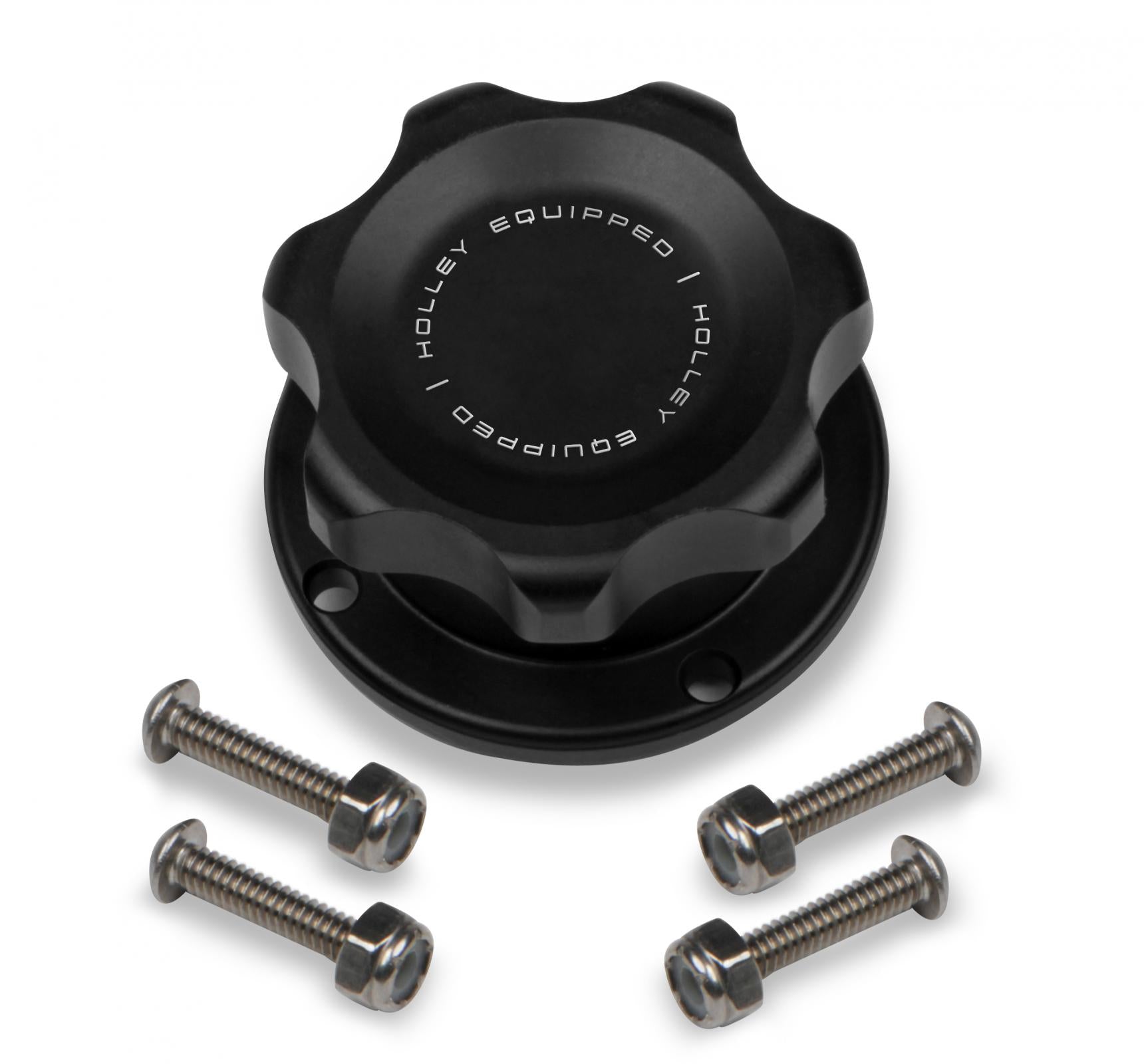 Equipped Billet Fill Cap Aluminum Bolt Bung Holley