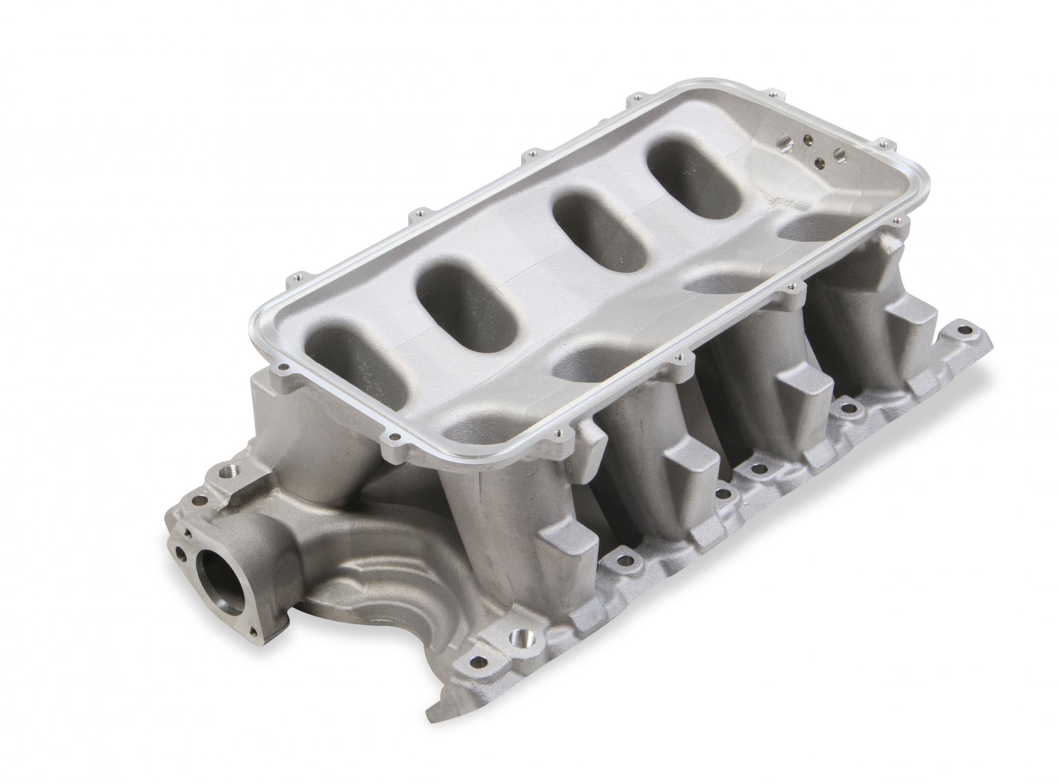 351W Ford Hi-Ram Carbureted Manifold Base Ford 351W (9.5 Deck) Ford Hi-Ram Intake Manifold Base Holley
