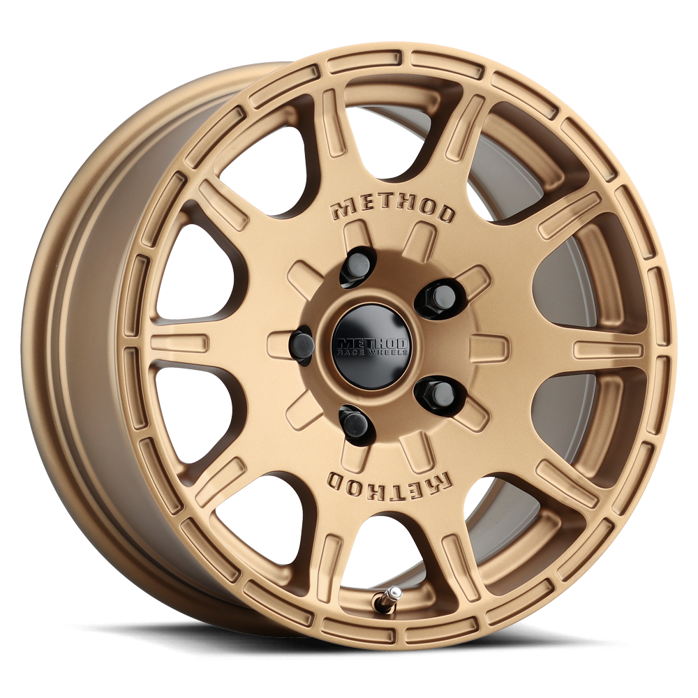 Aluminum Wheels 15x7 Rally VT-Spec MR502 Bolt Pattern 5 On 100 Offset 15 Lip Size 0 Method Bronze BRZ Method