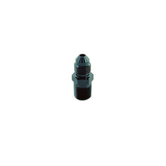 1/8 NPT Straight 3AN Male Adapter Fitting Black