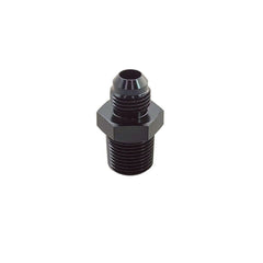 3/8 NPT Straight 6AN Male Adapter Fitting Black