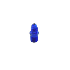 1/8 NPT Straight 3AN Male Adapter Fitting Blue
