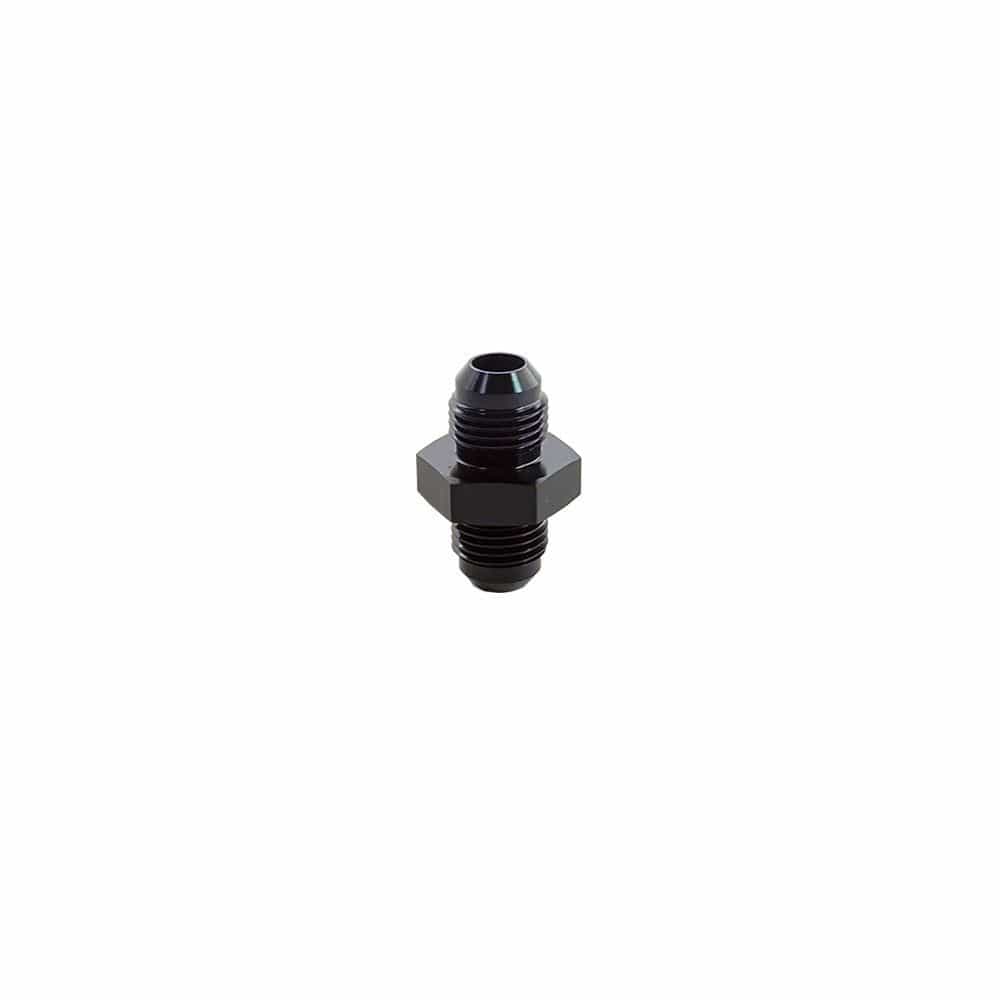 4AN Male to Male Flare Union Black