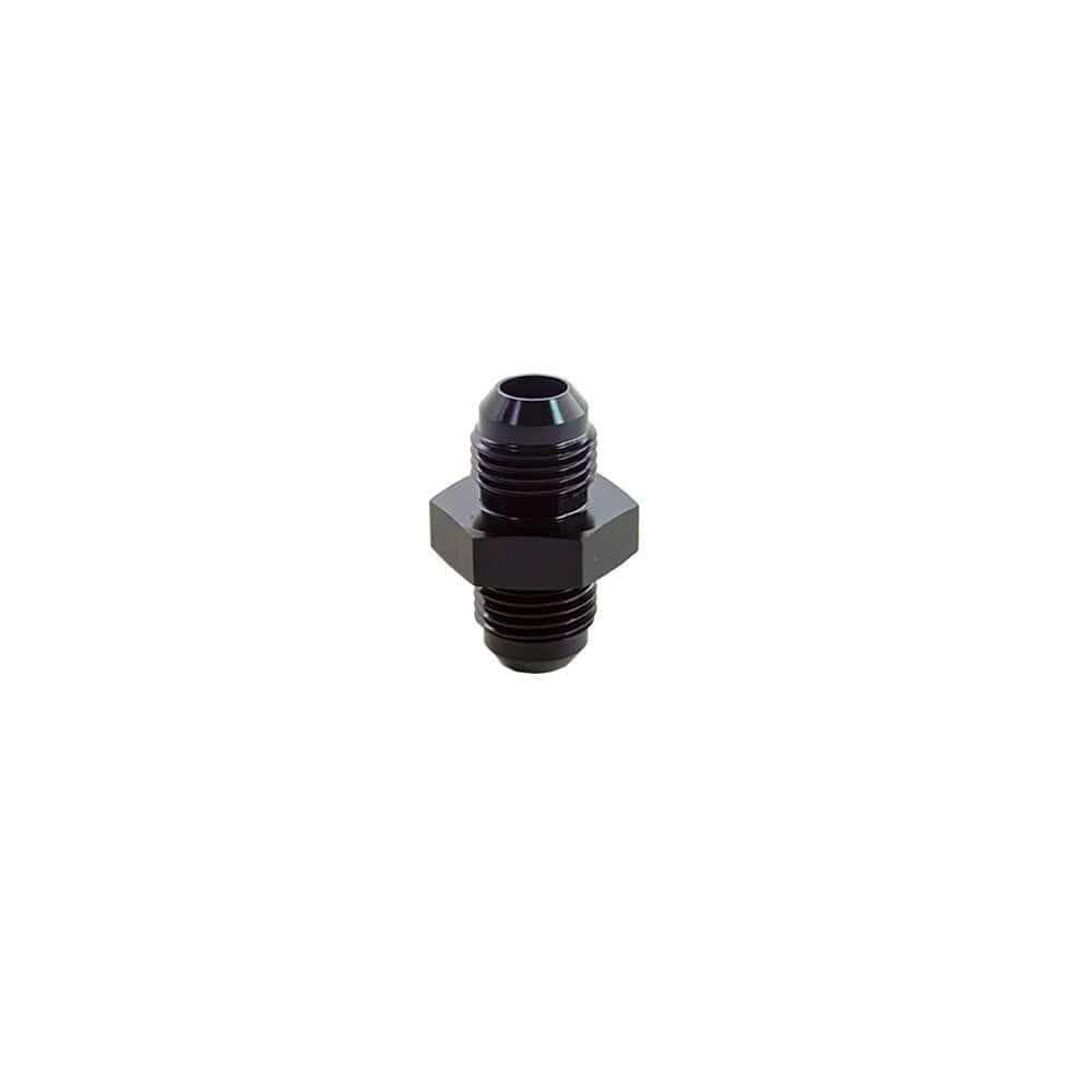 6AN Male to Male Flare Union Black