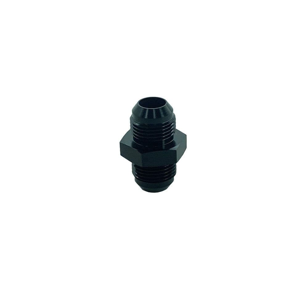 8AN Male to Male Flare Union Black