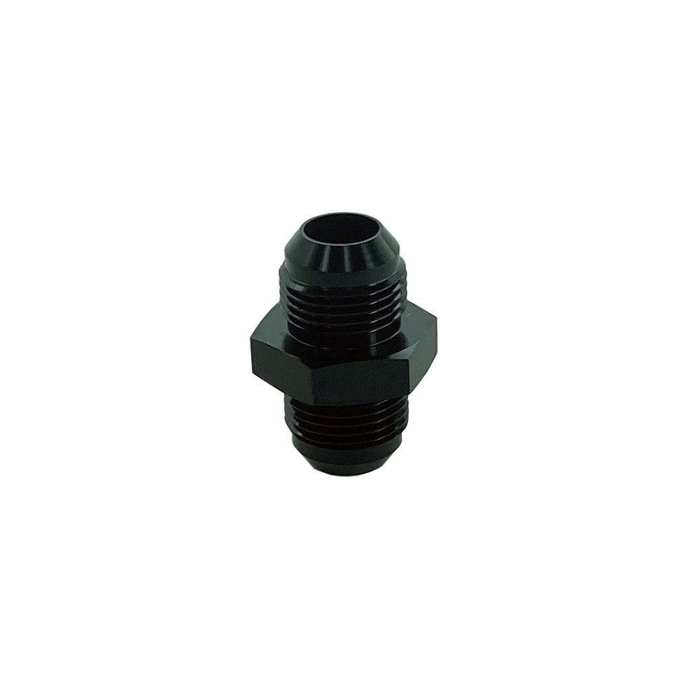 12AN Male to Male Flare Union Black