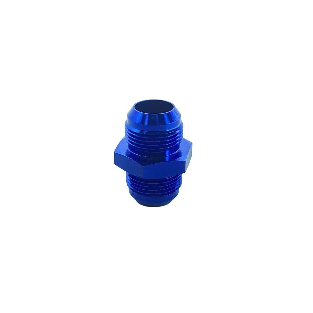 10AN Male to Male Flare Union Blue